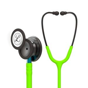 3M Littmann Classic III Monitoring Stethoscope, Lime Green Tube, Blue Stem